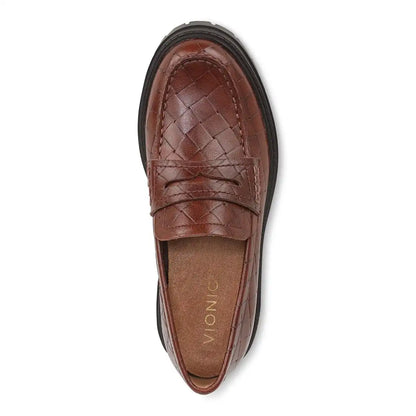 Georgia Lug Sole Loafer Bread Brown Leather