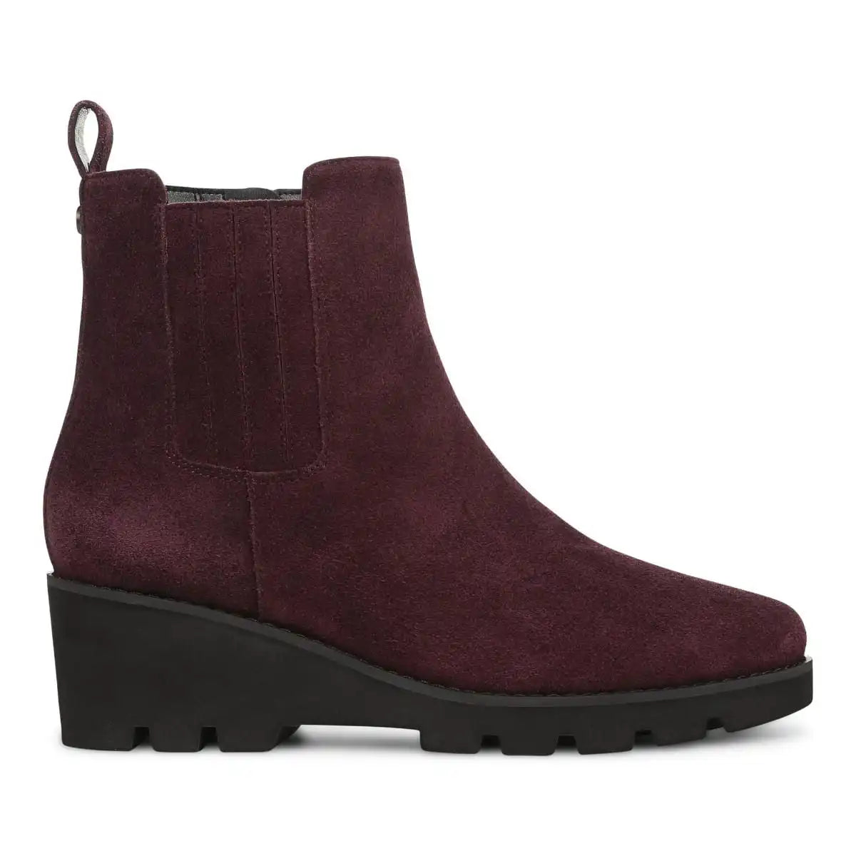 Aria 2.0 Wedge Ankle Bootie Mulled Wine Suede