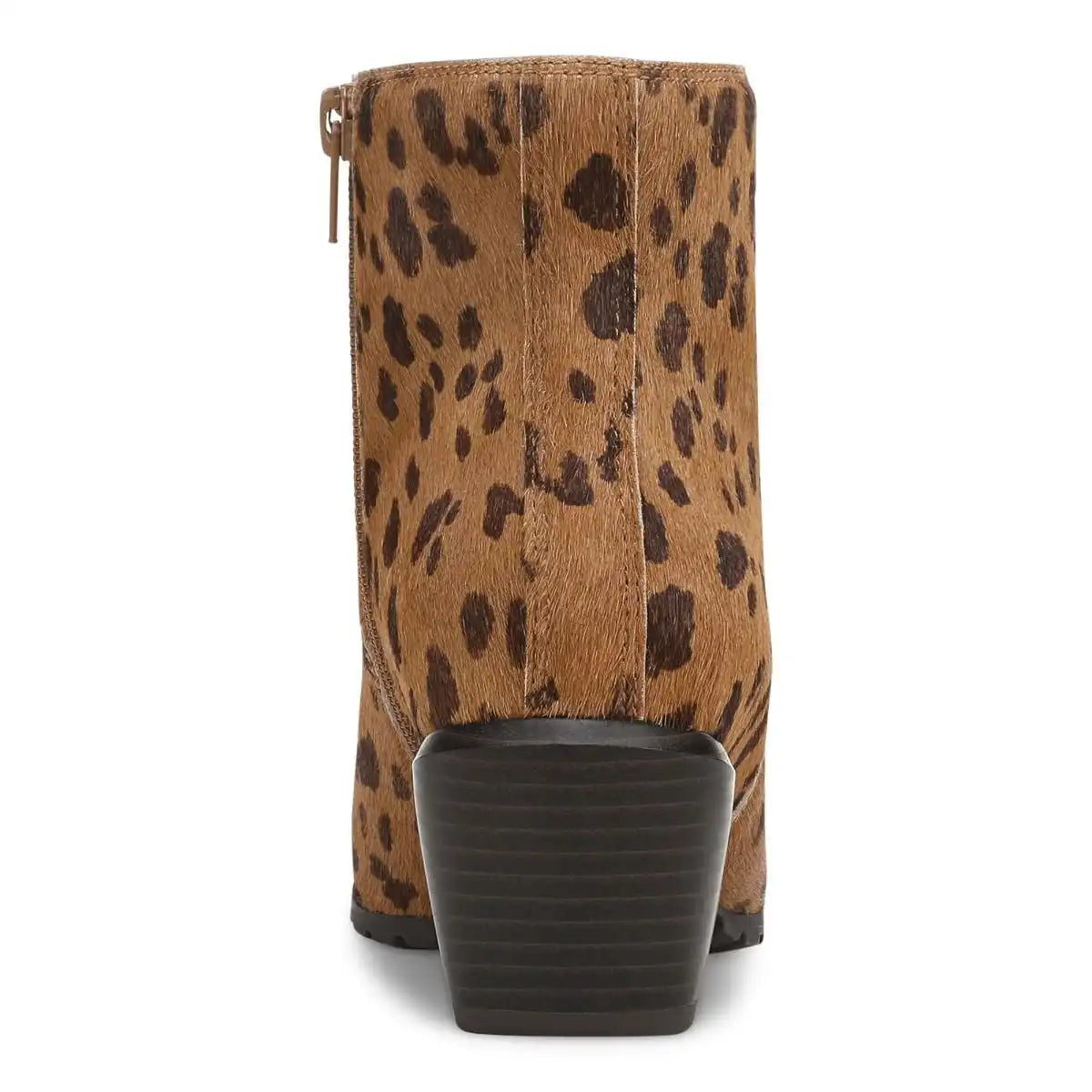 Bianca Ankle Boot Tan Leopard Calf Hair
