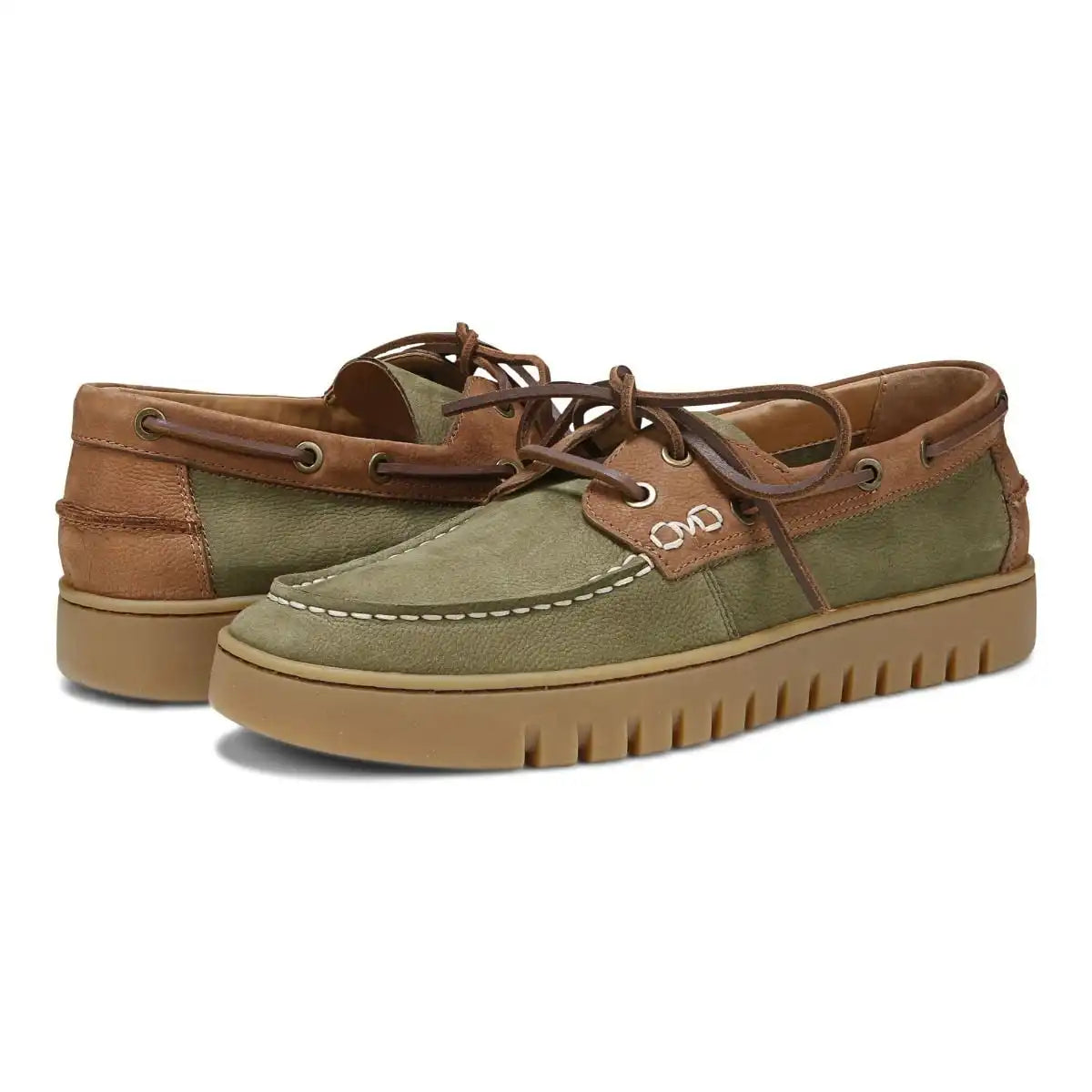 Men's Uptown Boat Dark Olive Nubuck