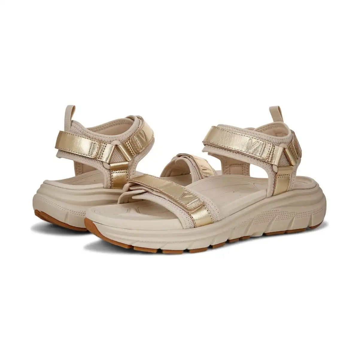 Walk Max Wanderer Sandal Gold Leather