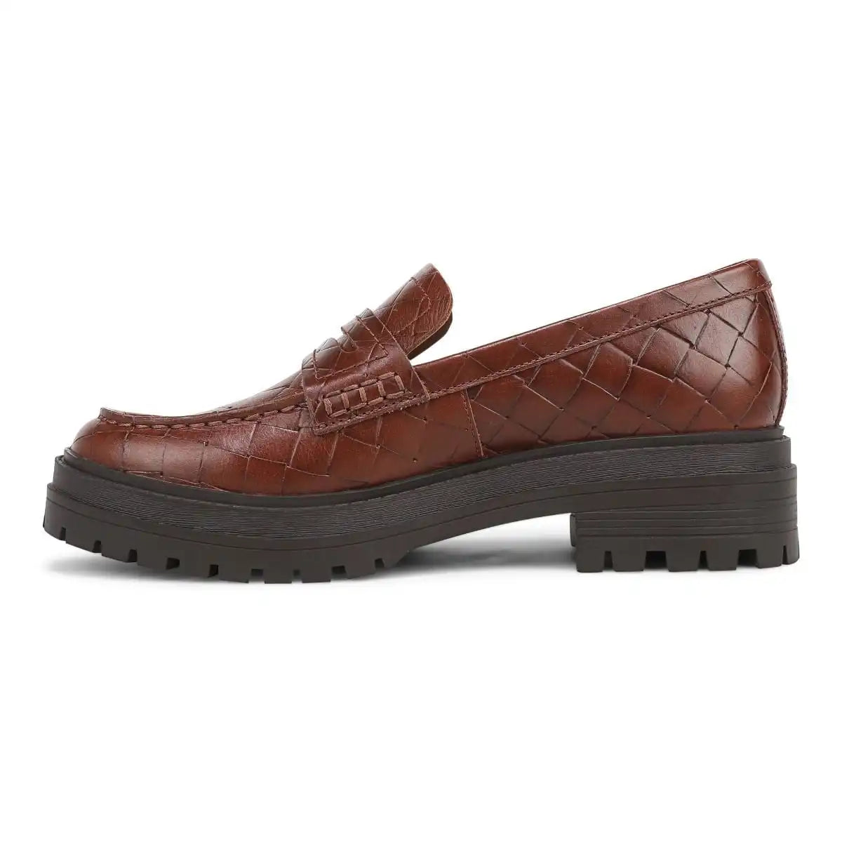 Georgia Lug Sole Loafer Bread Brown Leather