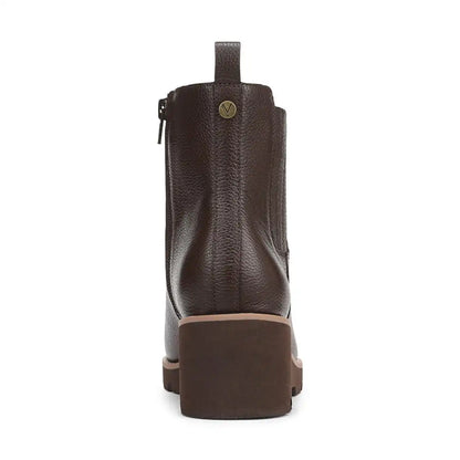 Aria 2.0 Wedge Ankle Bootie Dark Brown Leather