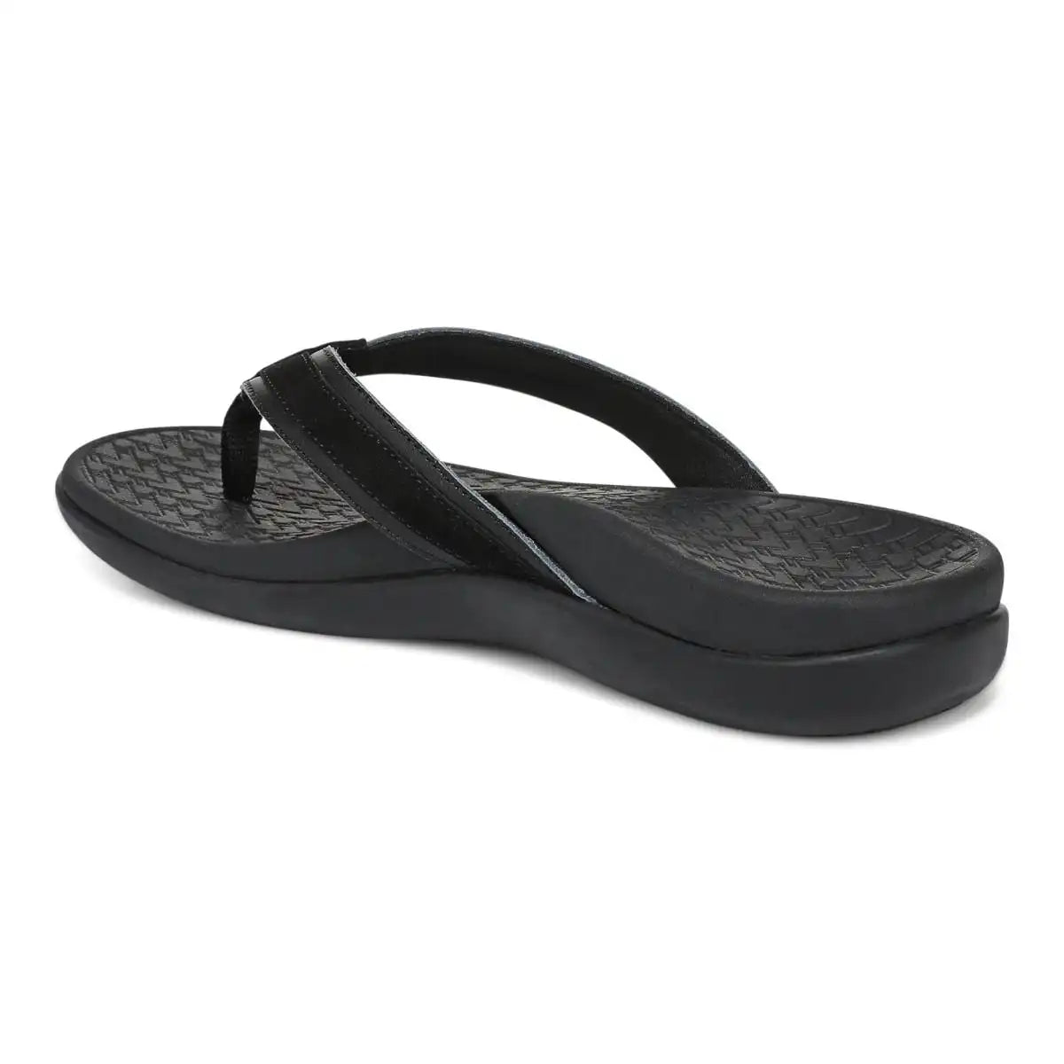 Tide 2.0 Toe Post Sandal Black Suede