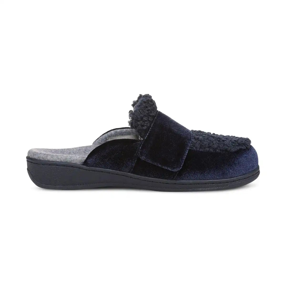 Gemma II Mule Slippers Navy Blazer Velvet