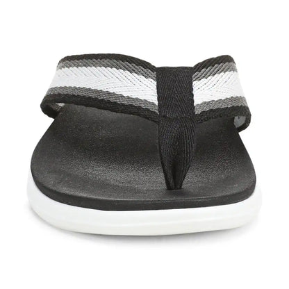 Beach Indigo Toe Post Sandal Black Multi