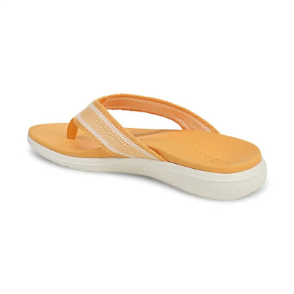 Beach Indigo Toe Post Sandal Amber Yellow Multi