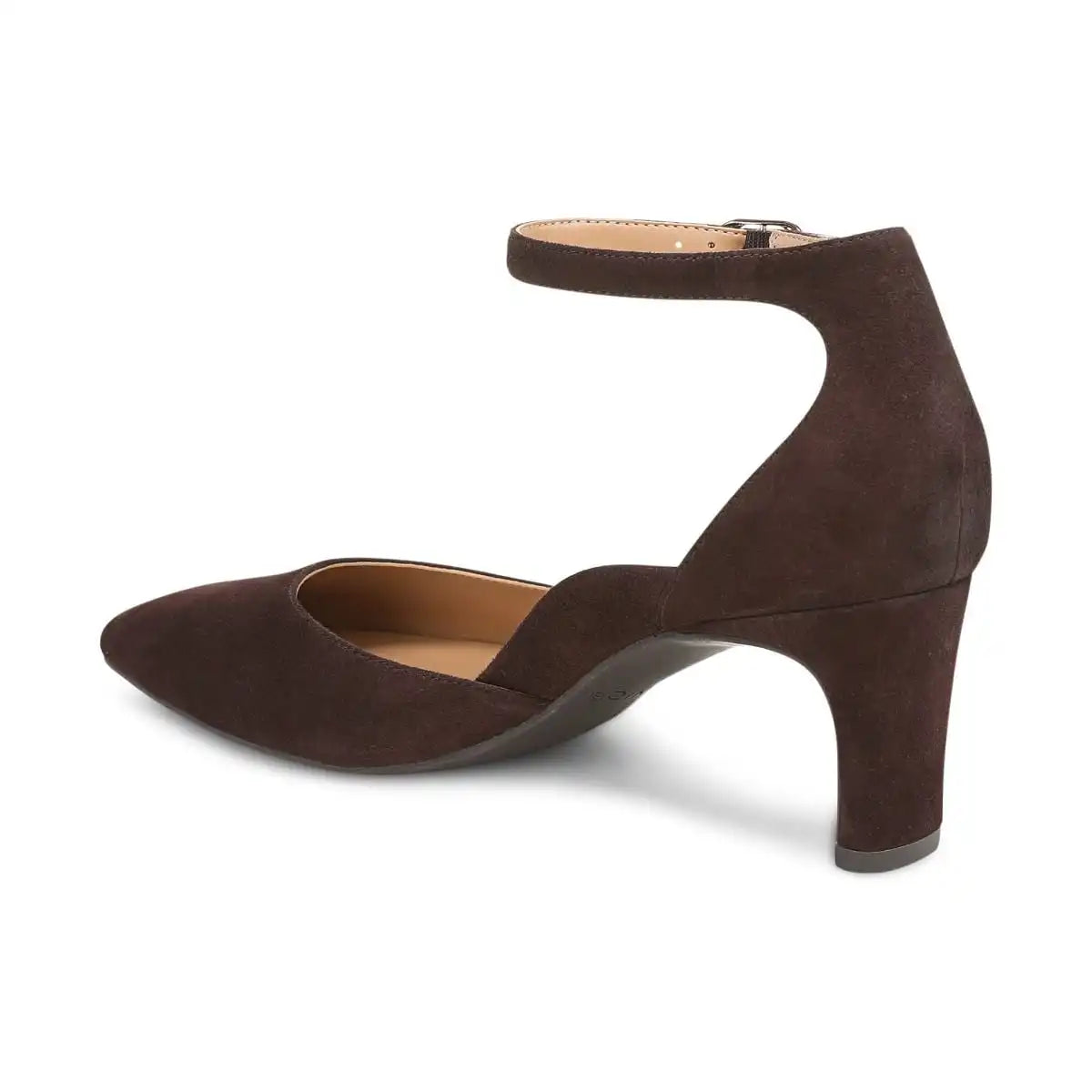 Scarlett Dress Heel Cafe Noir Suede