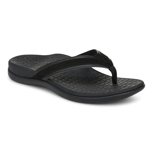 Tide 2.0 Toe Post Sandal Black Suede
