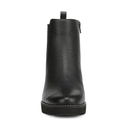 Aria 2.0 Wedge Ankle Bootie Black Leather