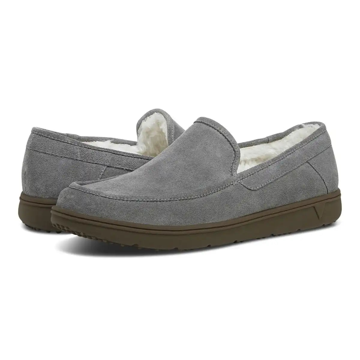 Gustavo Slipper Charcoal Suede