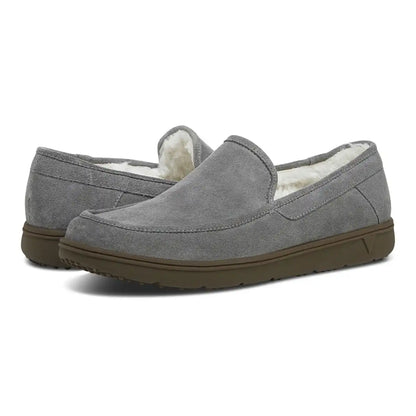 Gustavo Slipper Charcoal Suede