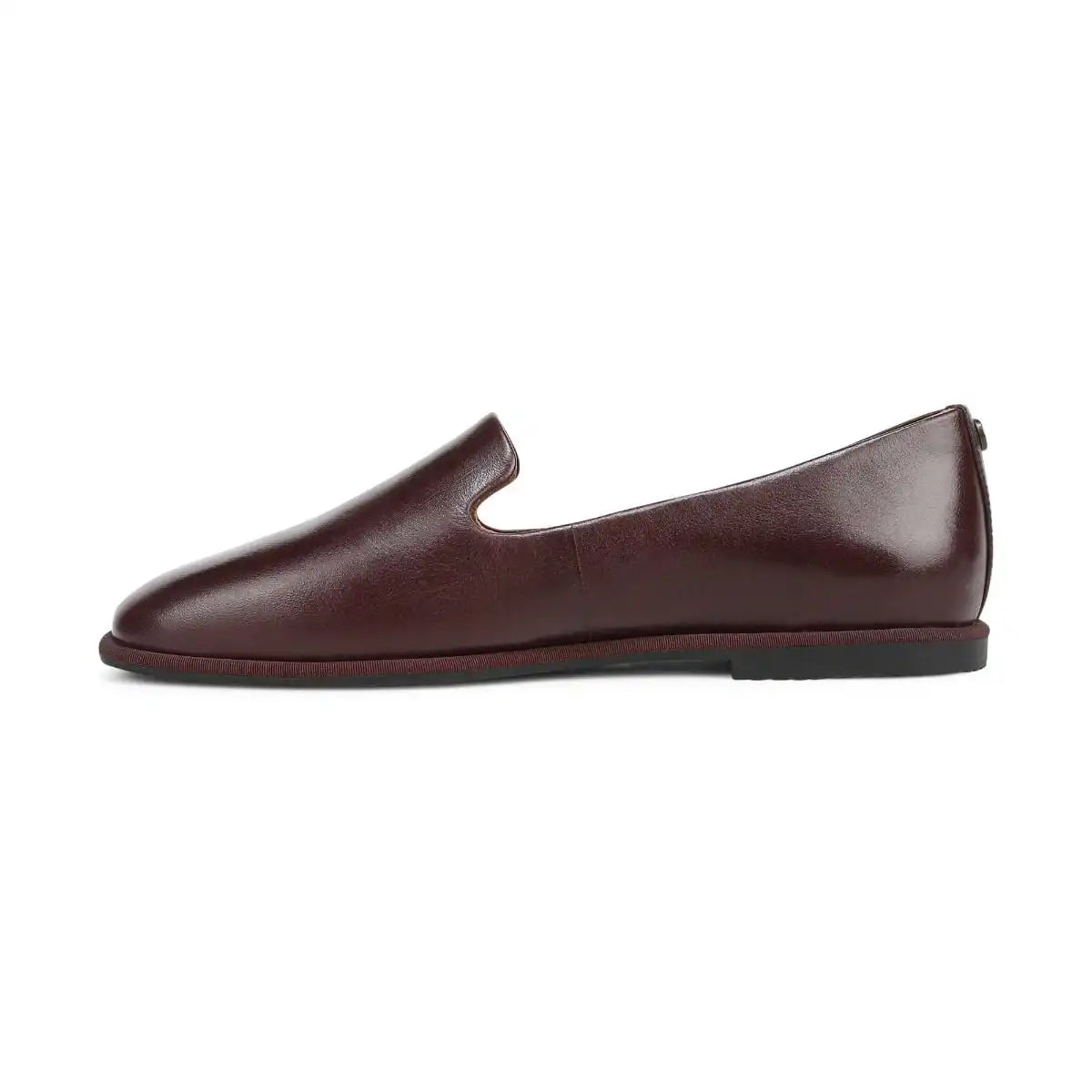 Willa 2.0 Slip on Flat Mulled Wine Leather