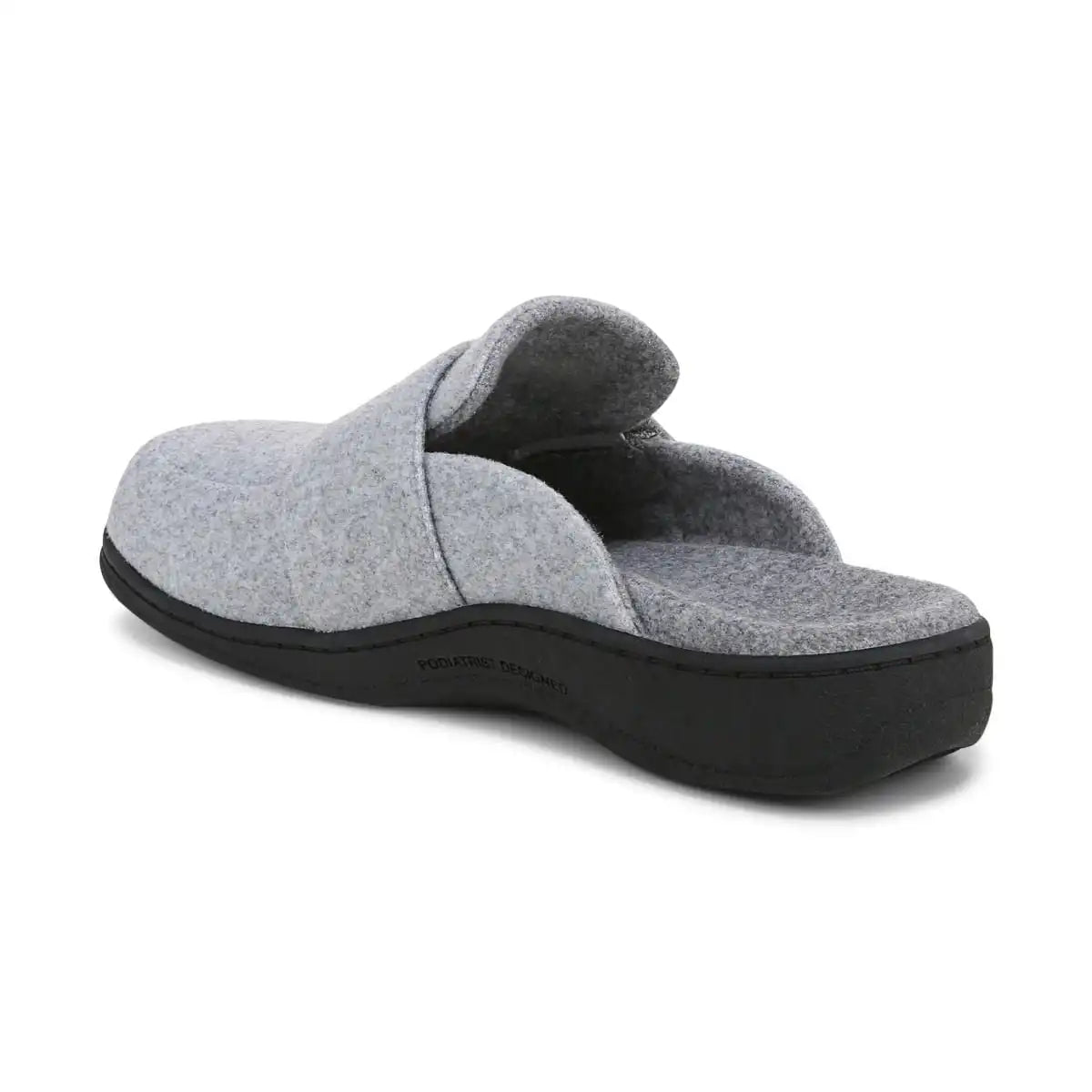Gemma II Mule Slippers Light Grey Flannel