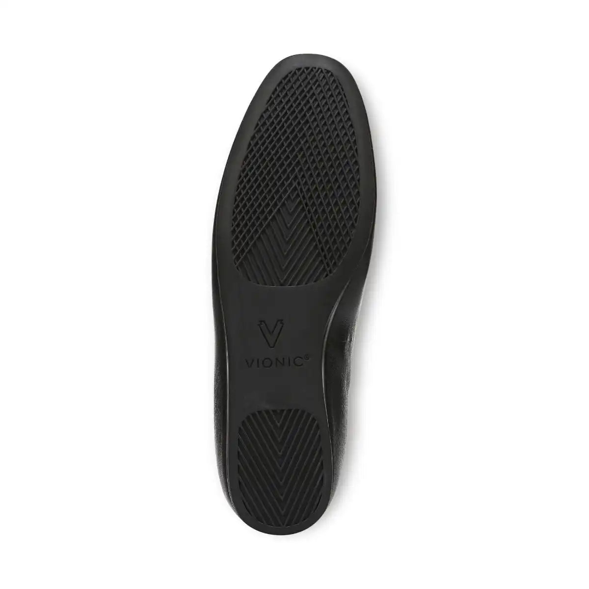 Larissa Wedge Flat Black Leather