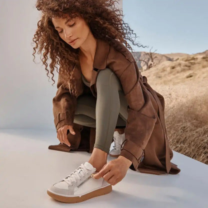 City Walk AXS Sneaker Olive Moss Leather