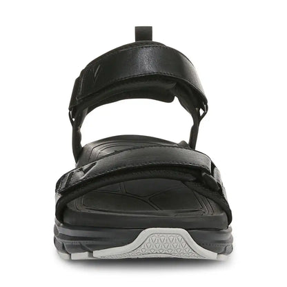 Men's Walk Max Wanderer Sandal Black Leather